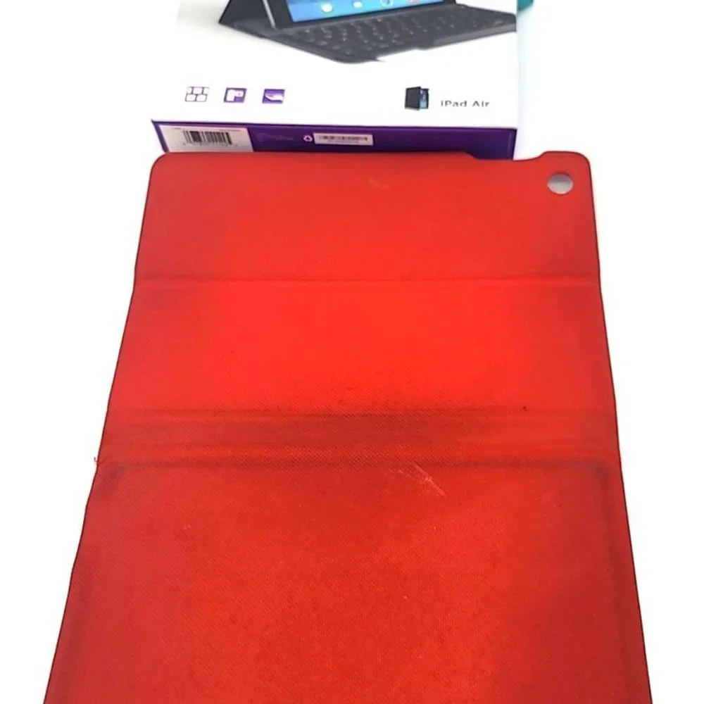 Logitech TYPE+ Protective Wireless Keyboard Folio Bluetooth Red Apple iPad Air